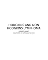 HODGKINS AND NON HODGKINS LYMPHOMA cover