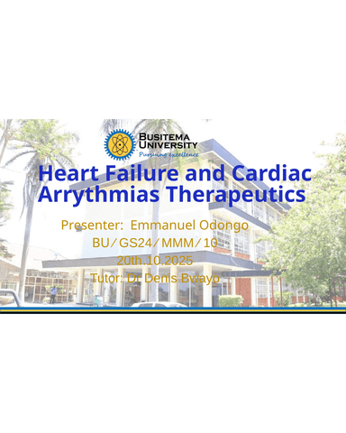 Heart Failure and Cardiac Arrythmias cover