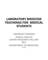 LABORATORY TEACHING cover