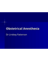 Obstetrical Anesthesia cover