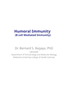 Humoral Immunity cover