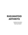 19. RHEUMATOID ARTHRITIS final ppt cover