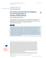 GUIDELINES FOR THE MANAGEMENT OF VALVULAR HEART DISEASES cover