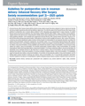 GUIDELINES FOR POSTOPERATIVE CARE IN CESAREAN DELIVERY: ENHANCED RECOVERY AFTER SURGERY SOCIETY RECOMMENDATIONS (PART 3)—2025 UPDATE cover