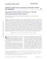 Hypoperfusion Shock Continuum In Acute Decompensated Heart Failure cover