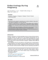 Endocrinology During Pregnancy cover