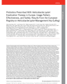 PROBIOTICS PRESCRIBED WITH HELICOBACTER PYLORI ERADICATION THERAPY IN EUROPE: USAGE PATTERN, EFFECTIVENESS, AND SAFETY cover