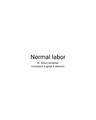 NORMAL LABOR cover