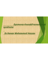 DYSMENORRHOEA & PREMENSTRUAL SYNDROME cover