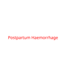 MANAGEMENT OF PPH cover