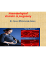 HAEMOTOLOGICAL DISORDERS IN PREGNANCY cover