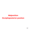 MALPOSITION cover