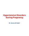 HYPERTENSIVE DISORDERS DURING PREGNANCY cover