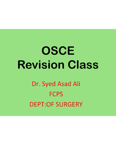 TYPES OF OSCE STATIONS cover
