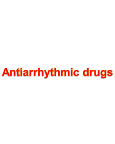 MISCELLANEOUS ANTIARRHYTHMIC DRUGS cover