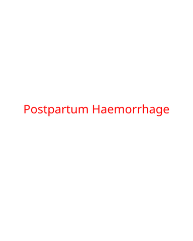 MANAGEMENT OF PPH cover